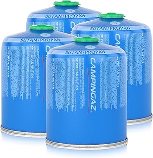 Campingaz Ventil-Gaskartusche CV470 Plus 450g - Butan/Propan Gas (4er Pack)