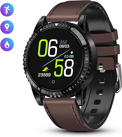 GOKOO Smart Watch for Men Heart Rate Monitor Activity Fitness Tracker Pedometer Calorie Counter Blood Pressure Sleep Track Touchscreen Waterproof ...
