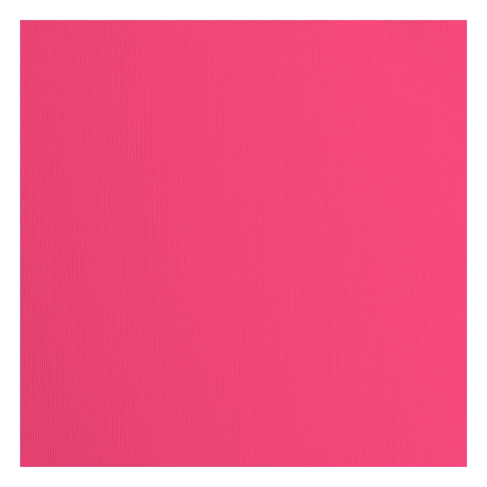 Florence Cardstock Textured - Coloured Card Making Supplies 12 x 12 inch - Pink - 20 Sheets - Coloured Paper for Scrapbooking, Card Making, Die Cutting and Paper Crafts - 216 GSM - Cupid