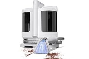 HIKINS Carpet Cleaner Machine,Portable Carpet Upholstery Cleaner Machine,18Kpa Powerful Suction Pet Stain Machine,500W Deep Spot Cleaning Machines for Couch,Car Seats,Upholstery&Furniture,15.8ft Cord