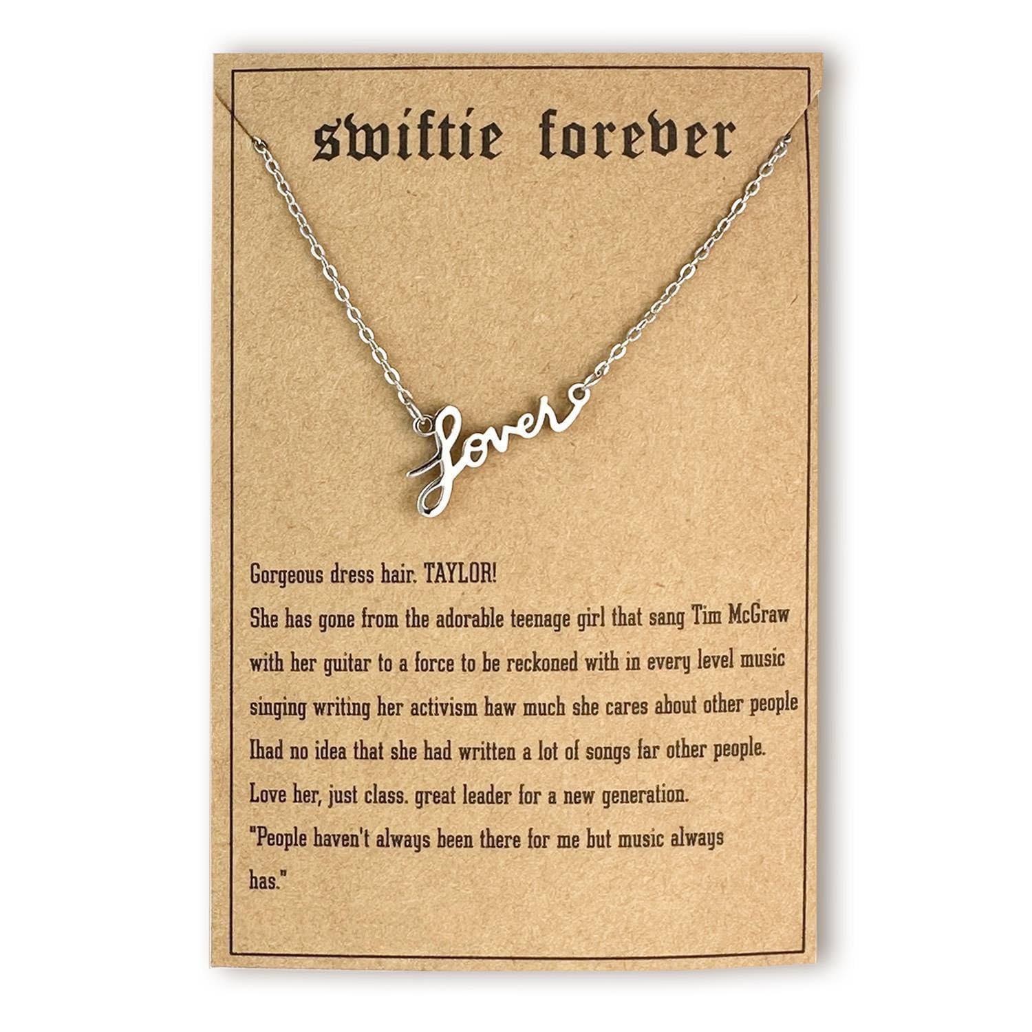 Ts Albums Necklace for Fans，Eras Midnights