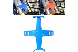 PRO CAKEN 10.6 inch Universal Motorcycle Fork Brace Protection Plastic Fork Support Guard Fork Saver for Most Motorcycles Pit Dirt Bikes Motorcycle Accessories-Blue