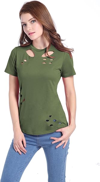 Pull troué femme Clearance