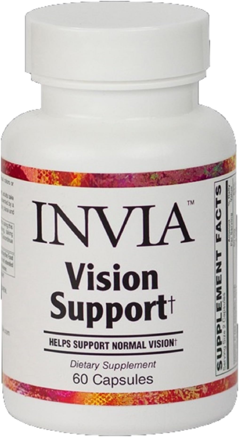Invia Vision Support Vitamin Supplement with Lutein (6mg) and Bilberry for Healthy Eyesight