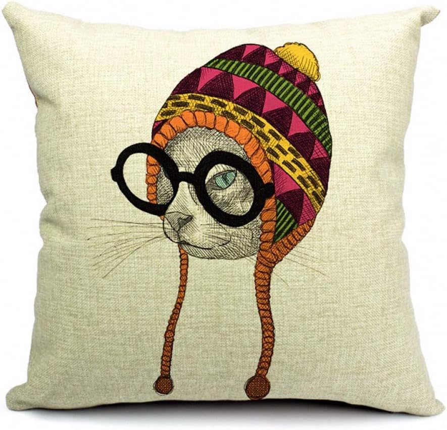 Eotifys Fundas para Cojines Funda De Cojín con Estampado De Cebra En