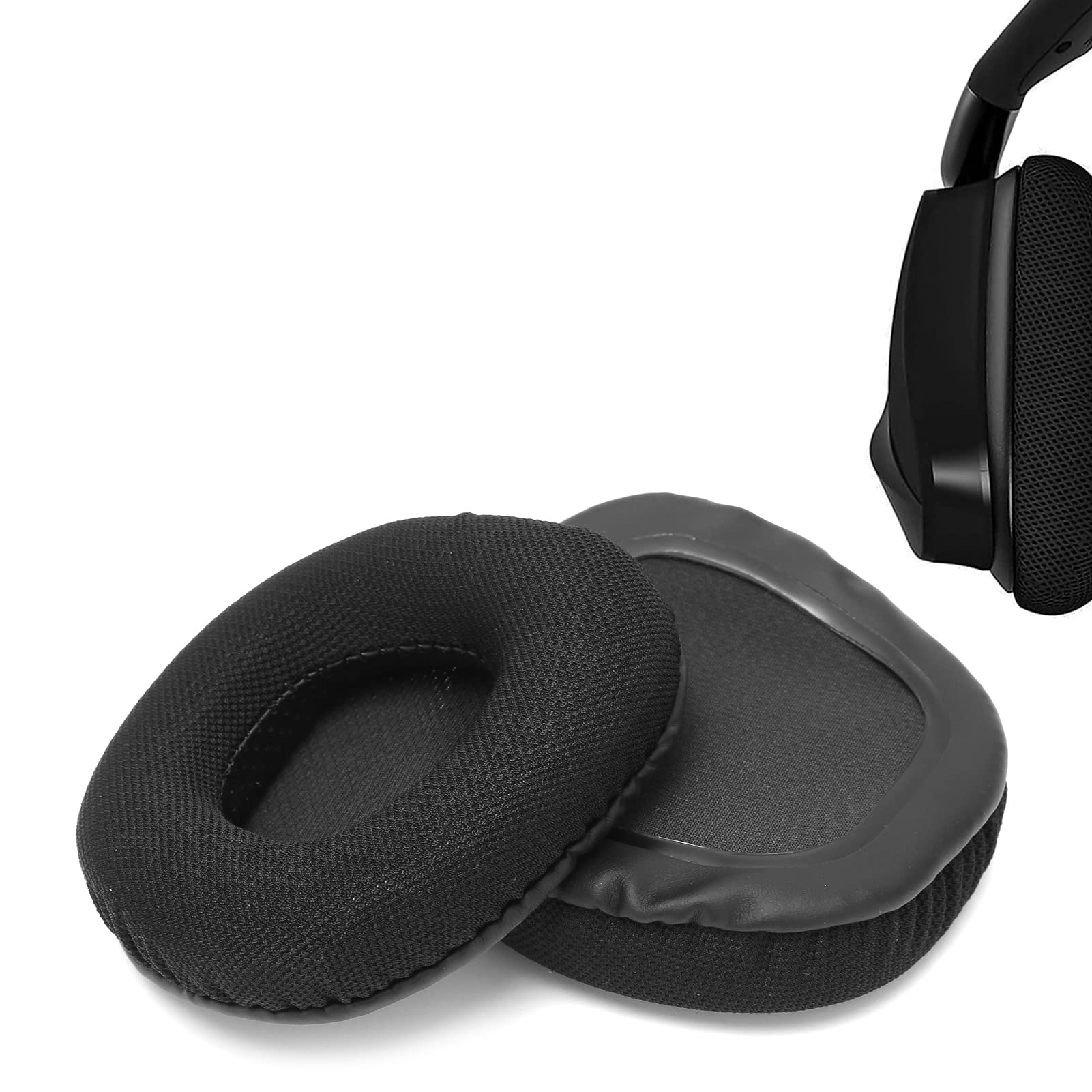 ciciglow Replacement Ear Pads, Sponge PU Mesh Headphone Earpads Headset Ear Covers for Void Pro Headset, Headphones Ear Cushions