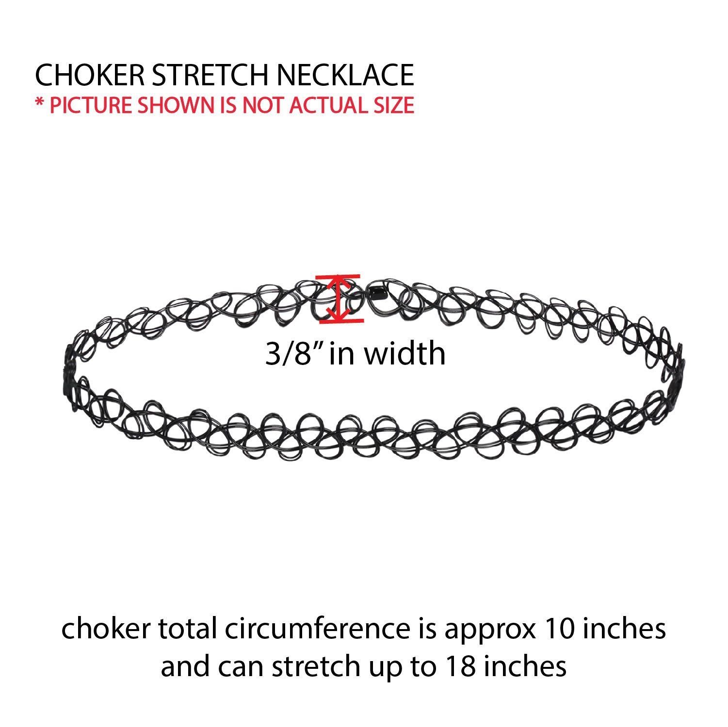 12PC Set Choker Rainbow Flower Collar Necklace for for girls kids