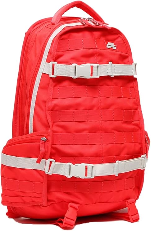 Amazon Com Nike Sb Backpack 1587 Cubic Inch Daring Red Light Bone Clothing