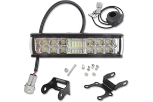 ABCERRSI PowerMotor Headlight Kit,Motorcycle Headlight Front Headlamp LED Light with Control Switch, Bracket and Screw for Surron Segway X260 X160