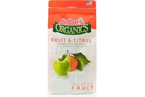 JOBE'S ORGANICS Jobe’s Organics Granular Garden Fertilizer, Easy Plant Care Fertilizer for Fruit and Citrus Plants and Trees, 4 lbs Bag
