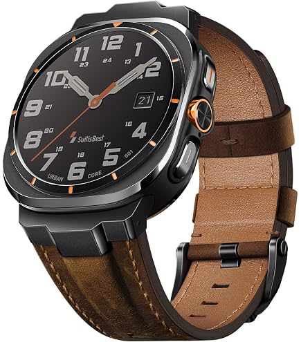 Amazon.com: Suitisbest Genuine Leather Band Compatible with