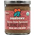 Dastony Organic Raw Cinna-Date Sprouted Almond Butter, 8 oz | Vegan, Paleo and Keto Friendly, Non GMO, Gluten-free - Pack of 1