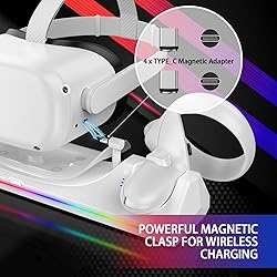 WIOR Charging Dock Compatible with Oculus Quest 2