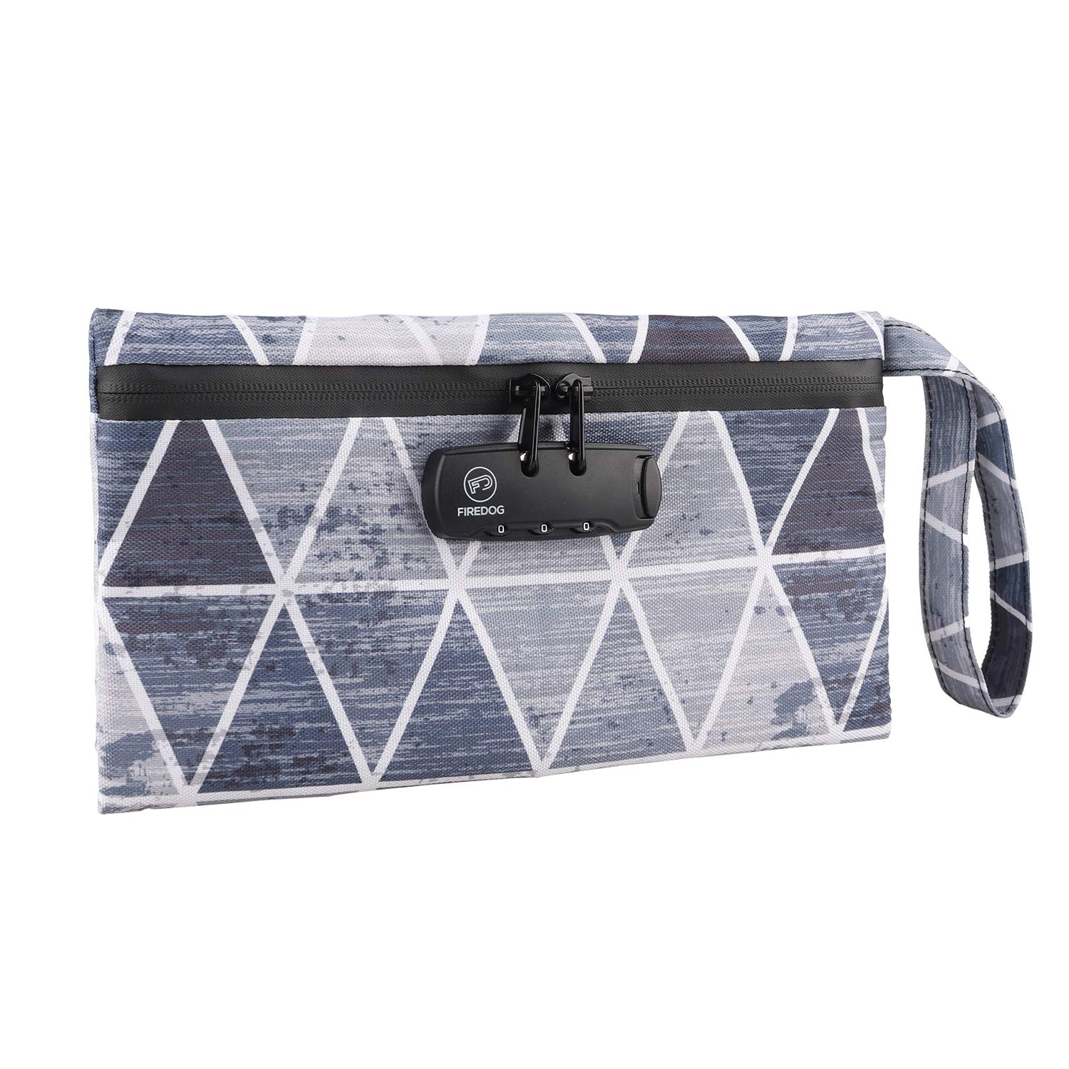 FIREDOG Smell Proof Bags with Lock, Carbon Lined Odor Proof Pouch Case Container for Travel Storage