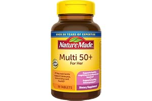 Nature Made Multivitamin for Women 50+ No Iron, 90 Tablets