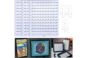 3DZWMAN CMYK LED Backlight Board Kit FAZ007 for Bambu Lab Makerworld Accessories，3D Printer Light DIY Hardware Model Spare Parts 5V Type-c Powered（3Kit）