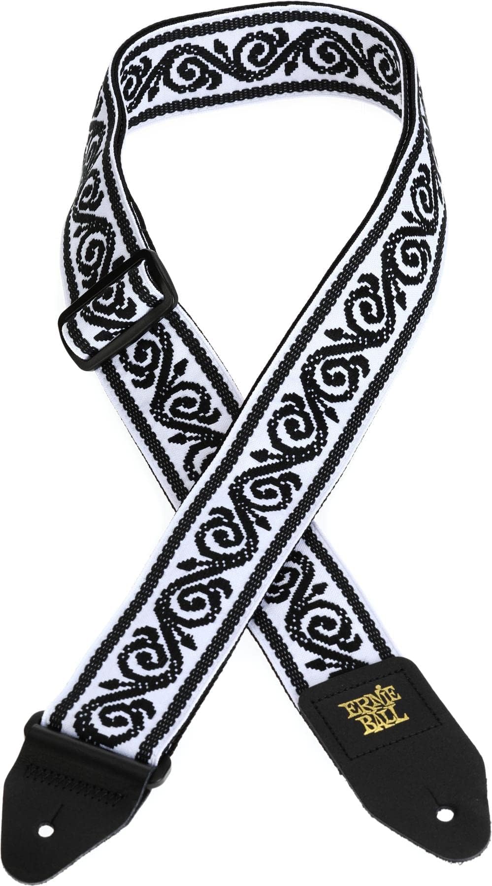 Ernie Ball Black Vine Jacquard Guitar Strap — image 1