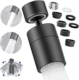 LUBEKAS Kitchen Tap Spray Head 360° Swivel 2-Mode Replacement Aerator view 1