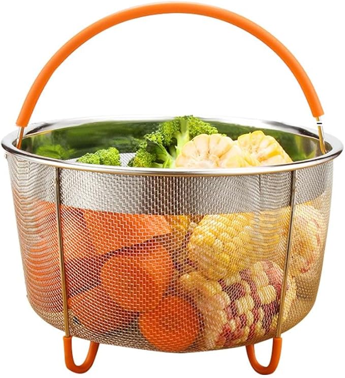 Steamer Basket for 6qt/8qt Cooking Pot,Stainless Steel Strainer Fits