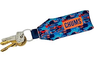 Chums Neoprene Floating Keychain for Boat Keys, Car Keys, Water Craft Key Float - Water Sports & Boating Accessories