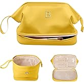 Vogewood Birthday Gifts for 11 12 13 14 15 16 Year Old Girls, Initial Makeup Bag, Travel Gifts, Personalized Bags, Waterproof Double Layer Cosmetic Bag, Makeup Bags Travel Toiletry Bag, Friend Gifts