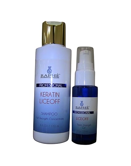 Keratin Lice Treatment Shampoo 120ml Plus Lice Treatment Hair Gel
