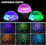 URAQT Disco Lights for Parties Mini USB Strobe Ball with Mirror Glitter Effect view 5
