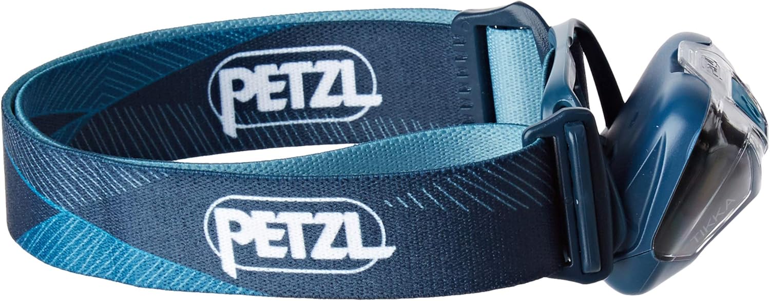 PETZL, Tikka Headlamp, 300 Lumens, Standard Lighting, Blue : Sports & Outdoors