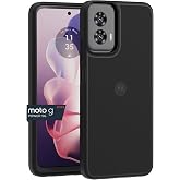 Motorola Moto G Power 5G (2024) Textured Protective Case- Black | Precision fit Shock Absorbing Cover for Enhanced Phone Grip, Style, & Drop Protection- NOT FOR 2023 5G Version
