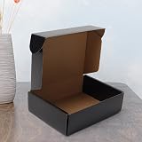 HORLIMER 25 Pack Black Shipping Boxes 178x127x51mm Corrugated view 7