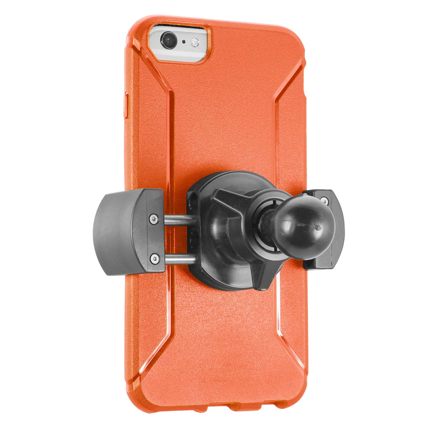 iBolt Roadvise Holder w/ 25mm / 1-inch Ball for for All Industry Standard 1 inch / 25 mm mounts- Works w/Smartphones from 2 inches to 4 inches Wide