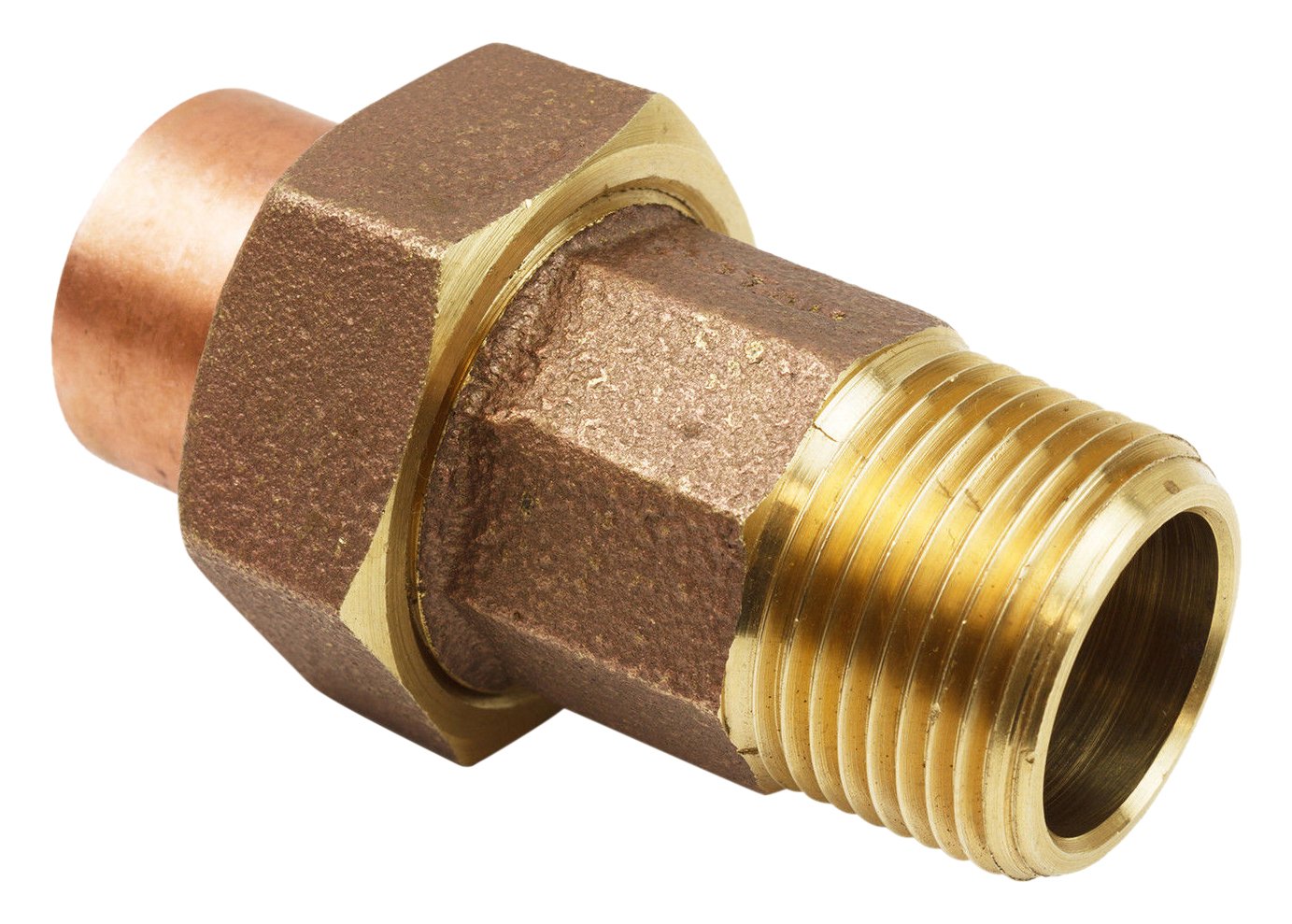 Everflow Supplies CCMU0114NL 11/4" Lead Free Copper Union Fitting with Sweat to Male Threaded