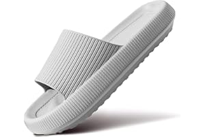 miscloder Cloud Slippers for Women and Men Pillow Slippers Non-Slip Shower Slides Bathroom Sandals | Super Comfy | Cushion Thick Sole