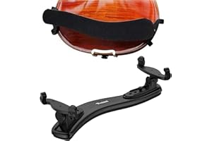 Violin Shoulder Rest, Foam Shoulder Rest for 3/4-4/4 size, Collapsible and Height Adjustable Feet Violin Universal Type Violi