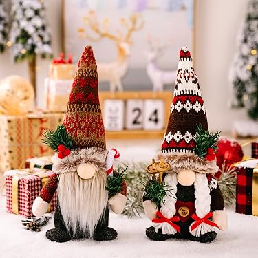 Porte-clés Nain De Noël – Décoration Festives Multifonction – Environ 7,4 Cm – Couleurs Variées – Cadeau De Fête - 10
