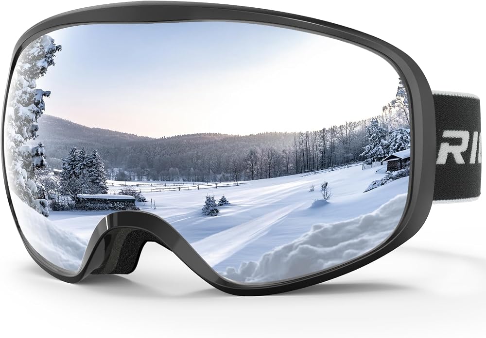 RIOROO Ski Goggles 2026 OTG Spherical Lens 112 UV Protection Helmet Compatible