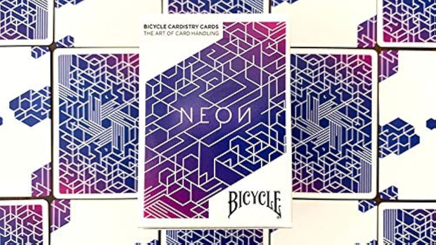 Murphy's Magic Supplies, Inc. Bicycle Neon Blue Aurora Playing Cards, Great Gift For Card Collectors