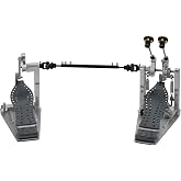 DW MFG Series Colorboard Machined Direct Drive Double Bass Drum Pedal w/Bag, Gun Metal Edition