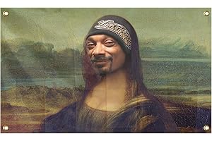 NALora Mona Smile Lisa Tapestry 3X5 FT Funny Flags With 4 Brass Grommets For College Dorm Room Gift Home Man Cave Decor