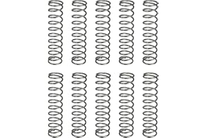 uxcell 20Pcs Compression Spring, 12mm OD, 1.2mm Wire Size, 50mm Free Length, Spring Steel Construction Extended Mechanical Co