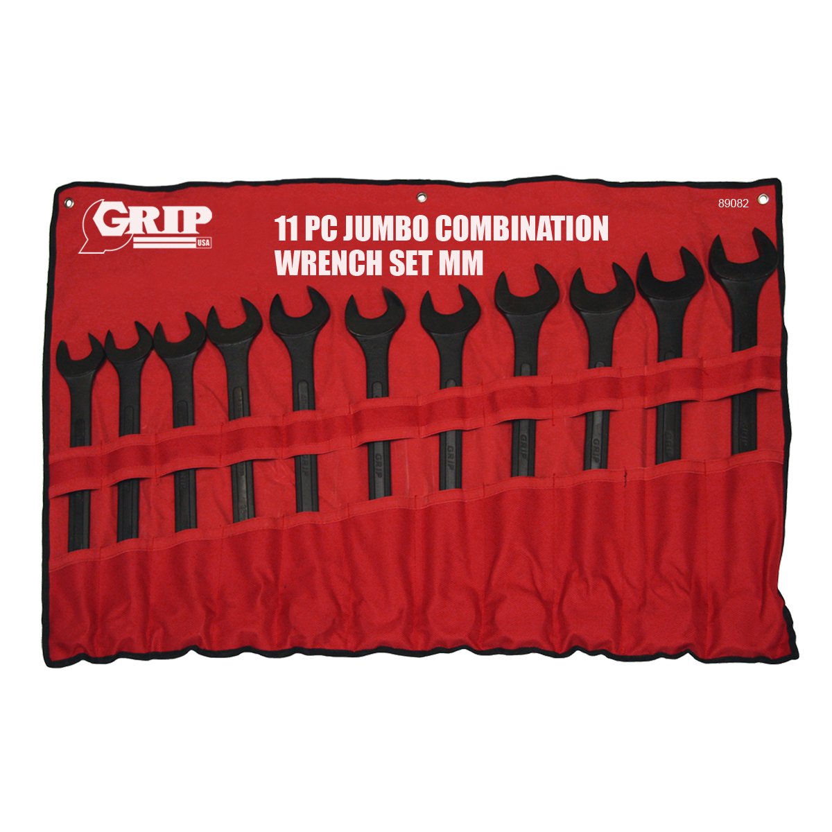 Grip 11 pc Jumbo Combo Wrench Set MM