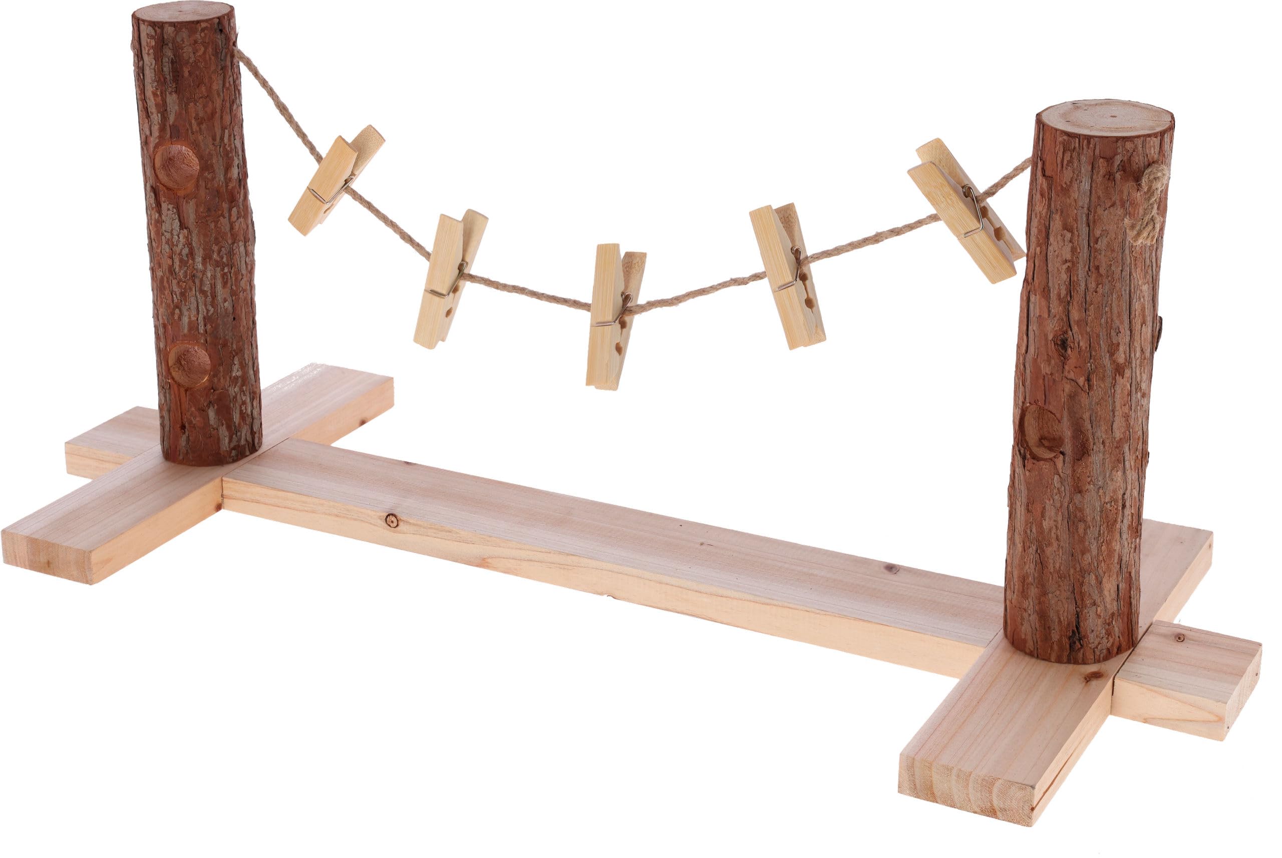 Kerbl Hobbyfarming Feed Line for Rabbits With 5 Clips 66 X 26 X 27 cm