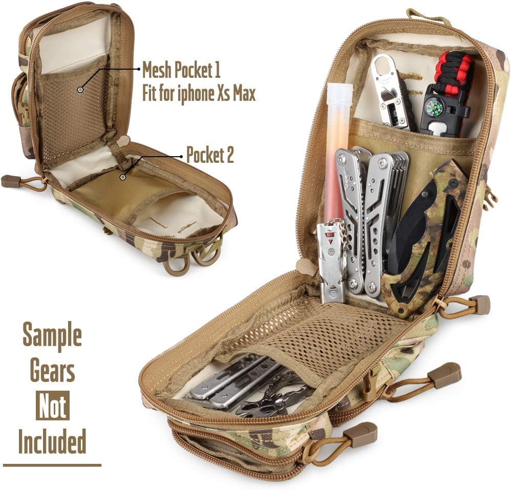 WYNEX Tactical Molle Utility Pouch, EDC Tool Pouch Tactical Phone