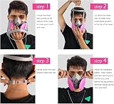 sykua Reusable Respirator Mask with 2097 Filters - Spray Paint Gas Dust Sanding view 6