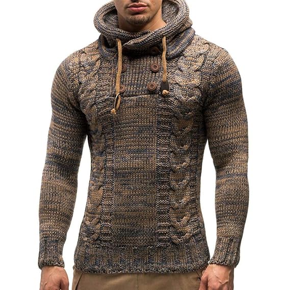 knitted casual hoodies cardigan coat