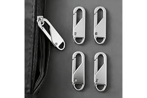 5Pcs Universal Instant Zipper Repair Kit Head, DIY Sewing Craft for Broken Buckle Travel Bag Suitcase Zipper Replacement ﻿ (5