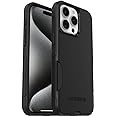 OtterBox iPhone 15 Pro MAX (Only) Commuter Series Case - BLACK, slim & tough, pocket-friendly, with port protection (Unit ships in polybag, ideal for business customers)