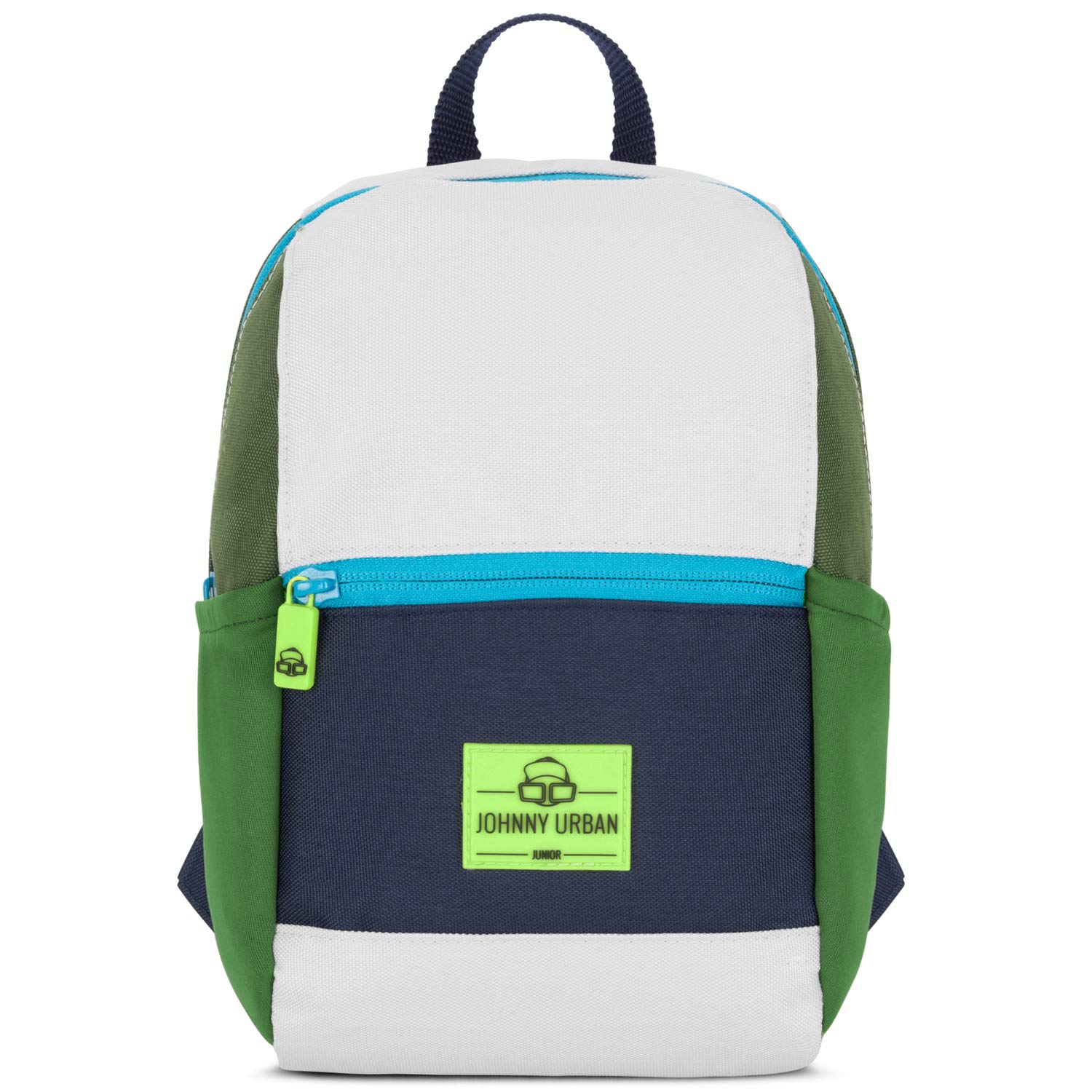Johnny Urban Toddler Backpack Girls & Boys Green Junior Leo - Rucksack with Chest Strap for Kindergarten & Daycare - Recycled & Water Repellent