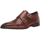 Stacy Adams Mens Pierson Cap Toe Double Monk Strap