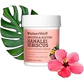 NATURE WELL Hanalei Hibiscus Smooth & Soften Moisturizing Cream For Face & Body, Infused With Natural Oils & Extracts, Restores Skin Moisture Barrier, 16 Oz.